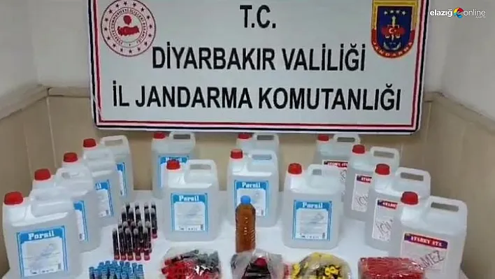 Diyarbakır'da 180 litre etil alkol ele geçirildi: 1 gözaltı