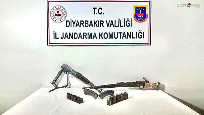 Diyarbakır'da 2 adet ruhsatsız uzun namlulu silah ele geçirildi