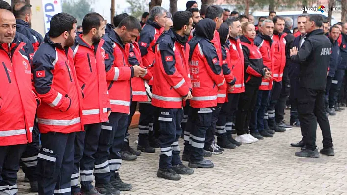 Diyarbakır'da 217 AFAD personeli peç taktı