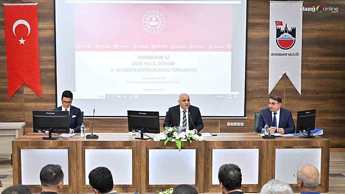 Diyarbakır'da 299 milyar liralık kamu yatırımı masaya yatırıldı