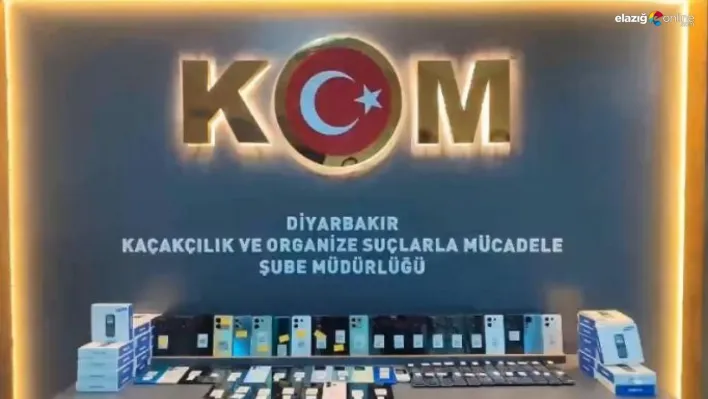 Diyarbakır'da 3 milyon 804 bin makaron ve çok sayıda kaçak ürün ele geçirildi