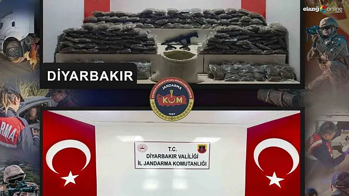 Diyarbakır'da 315 kilo esrar ele geçirildi