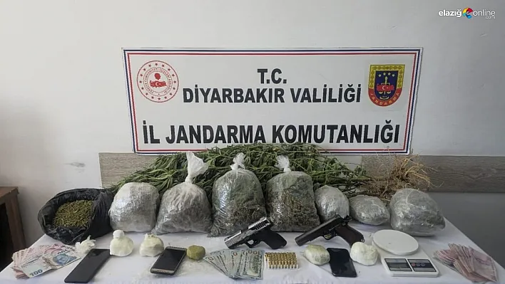 Diyarbakır'da 45 kilo esrar ele geçirildi