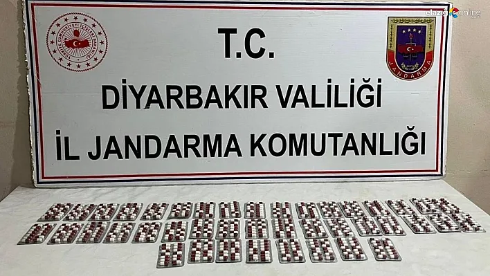 Diyarbakır'da 584 adet uyuşturucu hapla yakalanan zanlı tutuklandı