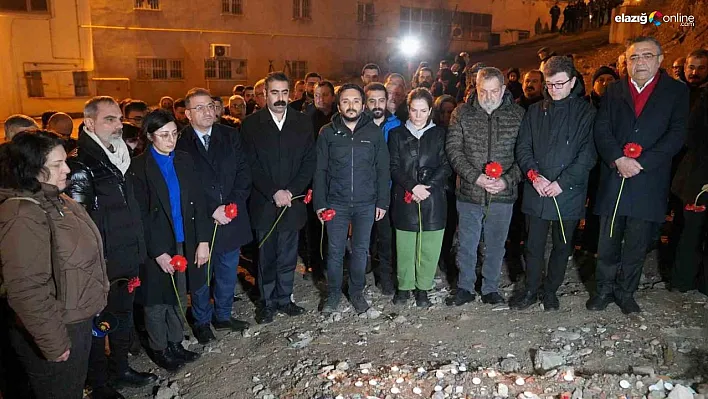 Diyarbakır'da 6 Şubat depremlerinde hayatını kaybedenler anıldı