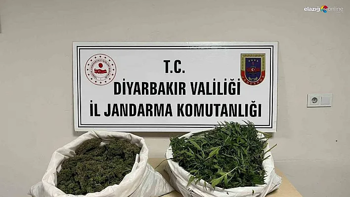 Diyarbakır'da 8 kilo esrar ele geçirildi