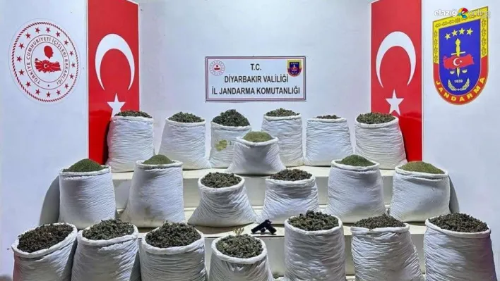 Diyarbakır'da 914 kilogram esrar ele geçirildi: 2 gözaltı