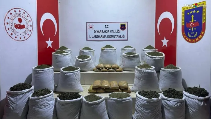 Diyarbakır'da 915 kilogram uyuşturucu madde ele geçirildi