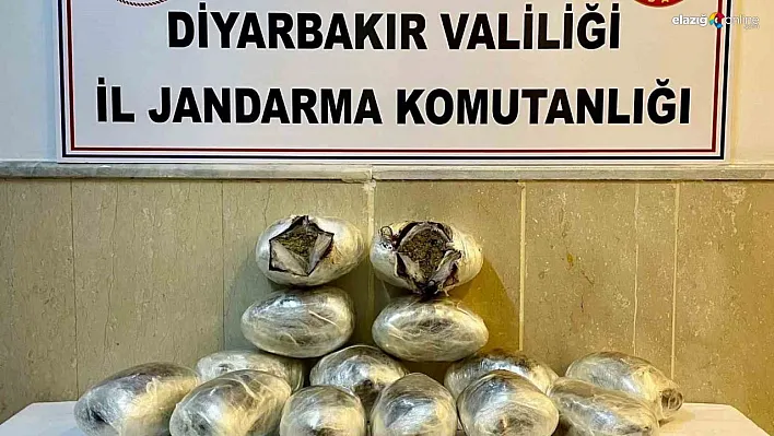 Diyarbakır'da 92 kilo esrar ve 11 kilo skunk ele geçirildi