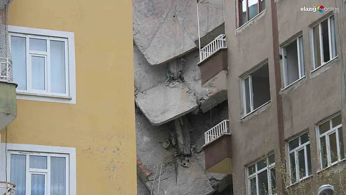 Diyarbakır'da ağır hasarlı bina çöktü, çevresindeki bina ve okul tahliye edildi