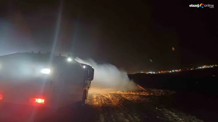 Diyarbakır'da anız yangını TOMA ve itfaiye ekiplerince söndürüldü