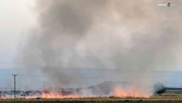 Diyarbakır'da anız yangını