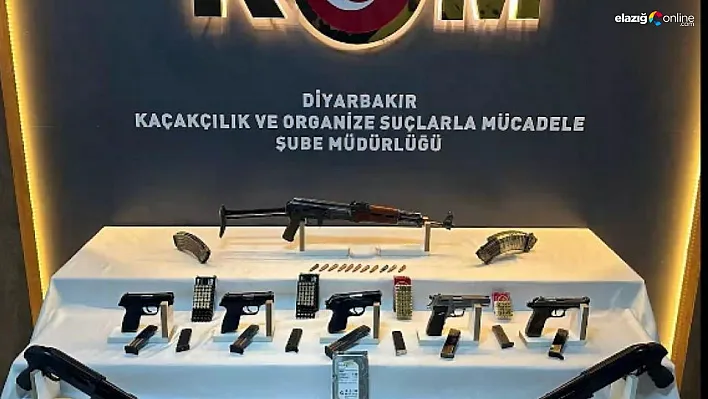Diyarbakır'da bir ayda 182 tabanca ele geçirildi