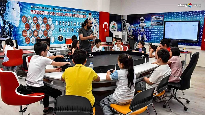 Diyarbakır'da çocuklar yaz atölyelerinde sanatla buluşuyor
