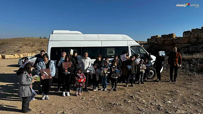 Diyarbakır'da çocuklar Zerzevan Kalesi'ni gezdi