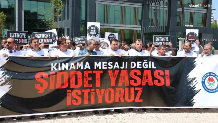 Diyarbakır'da eğitimciler kendilerine yönelik şiddete dikkat çekti