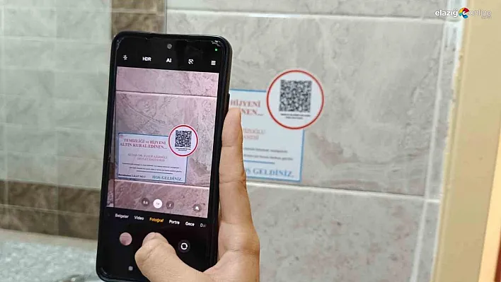 Diyarbakır'da hastane temizliğinde QR kodlu dönem başladı