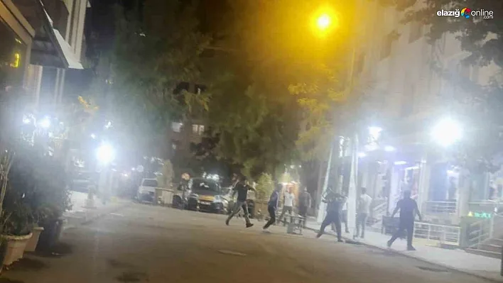 Diyarbakır'da iki grubun tabureli kavgası kamerada