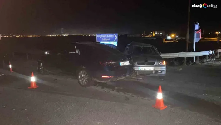 Diyarbakır'da iki otomobil çarpıştı: 1 ölü, 3 yaralı