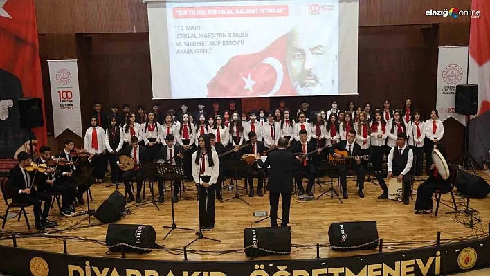 Diyarbakır'da İstiklal Marşı'nın Kabulü ve Mehmet Akif Ersoy Anma Etkinliği