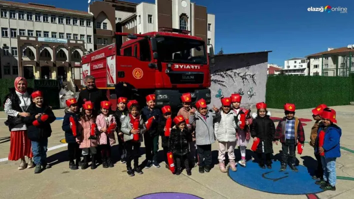 Diyarbakır'da itfaiyeden öğrencilere eğitim