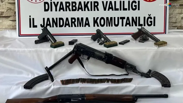 Diyarbakır'da kaçak silah operasyonu