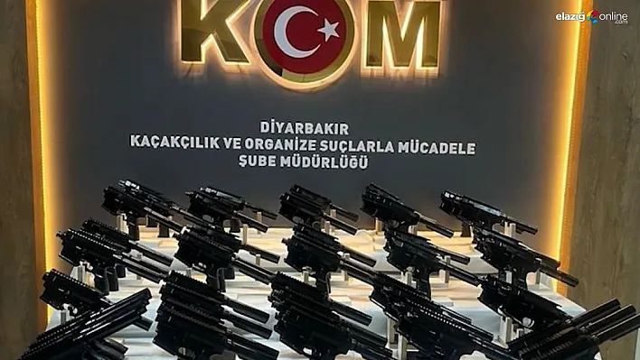 Diyarbakır'da kaçakçılık operasyonlarında çok sayıda silah ve aparatı ele geçirildi: 6 tutuklama