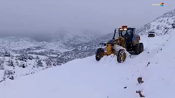 Diyarbakır'da kar nedeniyle kapanan 129 kilometrelik yol ulaşıma açıldı