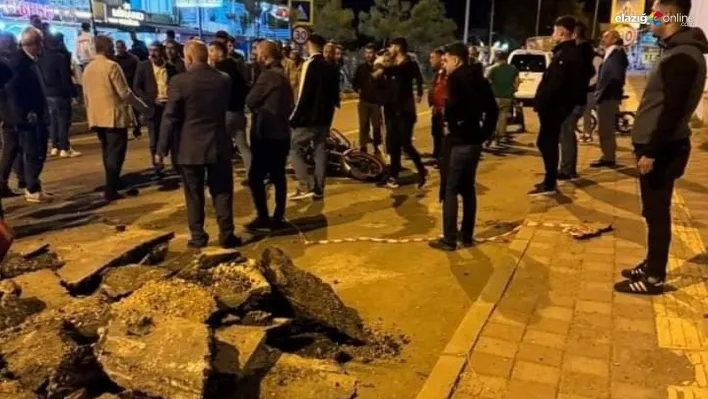 Diyarbakır'da motosiklet çukura düştü: 2 yaralı