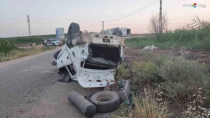 Diyarbakır'da otomobil devrildi: 1 ölü, 4 yaralı