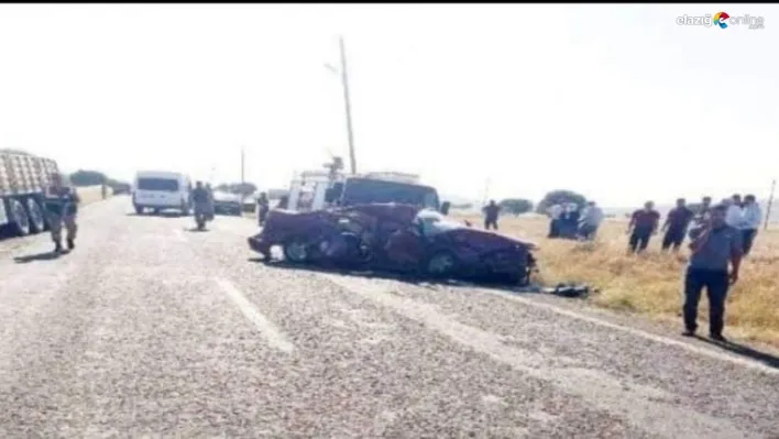 Diyarbakır'da feci kaza! Otomobil şarampole yuvarlandı