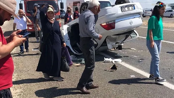 Diyarbakır'da otomobil takla attı: 1 ölü, 4 yaralı