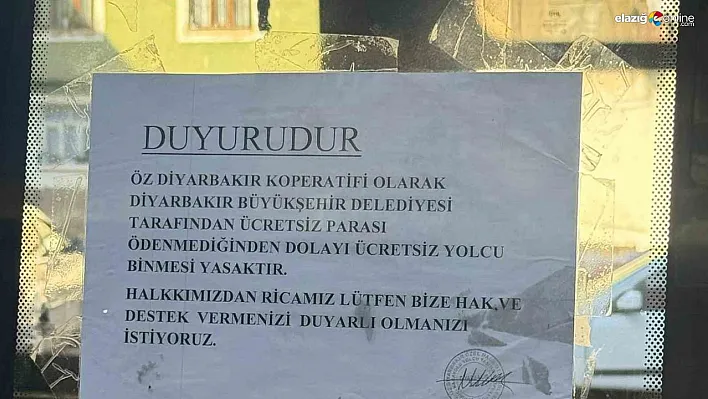 Diyarbakır'da özel halk otobüslerinden ücretsiz yolcu krizi