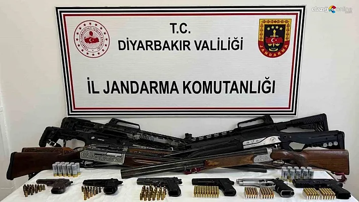 Diyarbakır'da ruhsatsız silah operasyonu