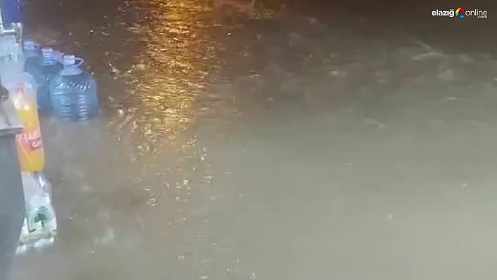 Diyarbakır'da sağanak nedeni ile bazı iş yerlerini su bastı