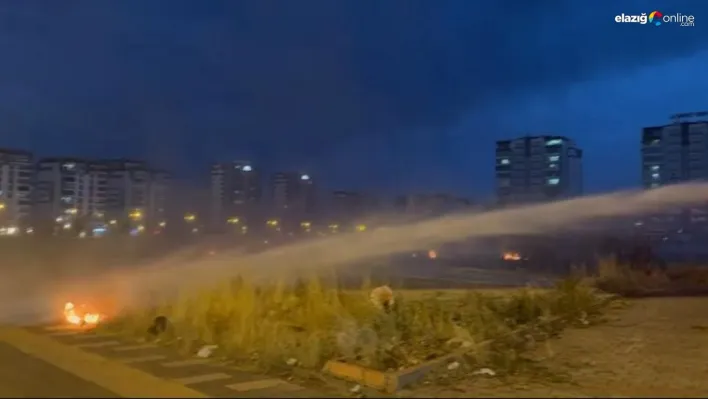 Diyarbakır'da şehir içinde anız yangını