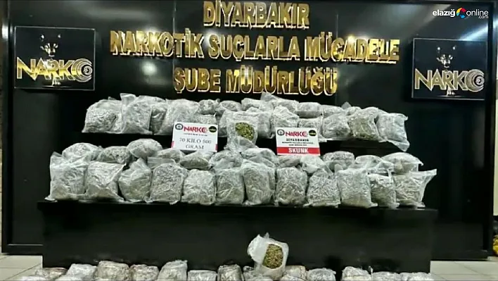 Diyarbakır emniyetinden uyuşturucuya geçit yok!