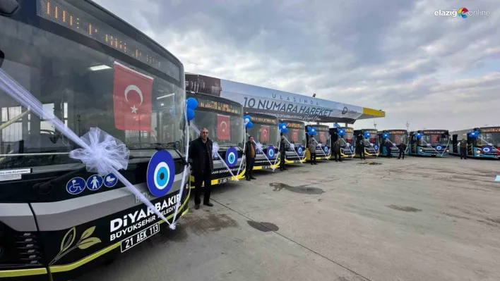 10 yeni otobüs törenle hizmete alındı
