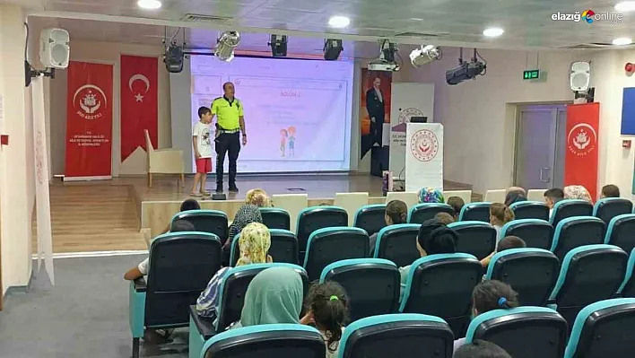Diyarbakır'da trafik polislerinden öğrencilere trafik eğitimi