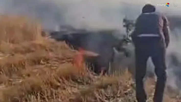Diyarbakır'da 500 Dönüm Biçilmemiş Buğday ve Anız Küle Döndü!