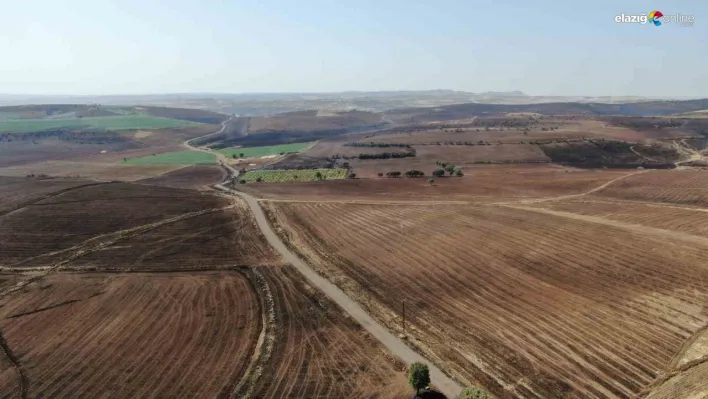 Diyarbakır Çınar'daki yangın havadan böyle görüntülendi