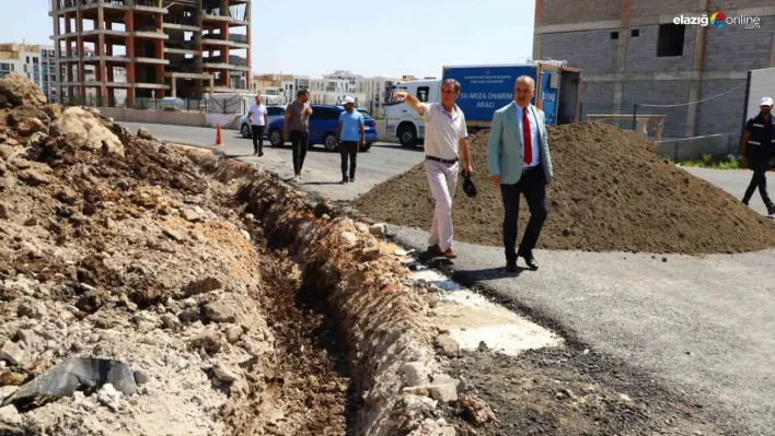 Diyarbakır'da yeni imar alanlarında içme suyu şebekesi çalışmaları sürüyor