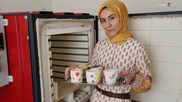 Diyarbakır'daki açığı fark eden girişimci kadın, seramik atölyesi kurdu