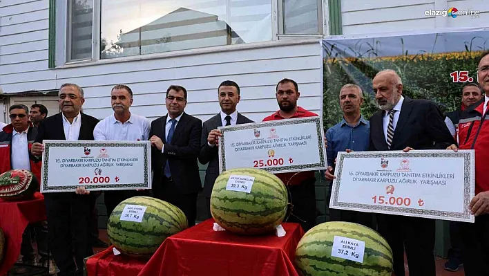 Diyarbakır'ın en büyük karpuzları seçildi