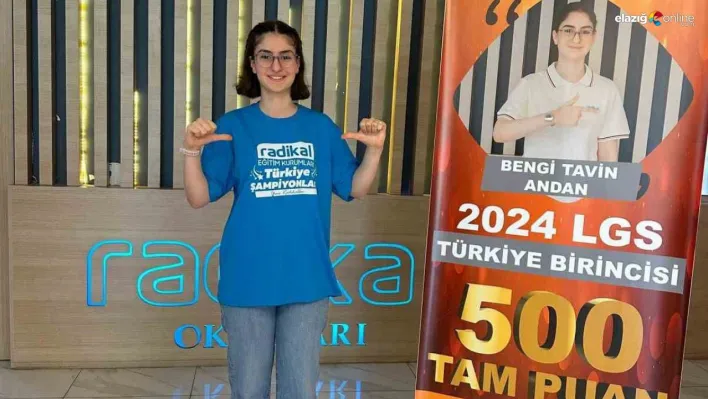 Diyarbakırlı öğrenci LGS'de 500 tam puan aldı