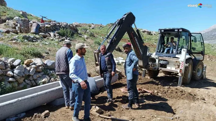 Doğanşehir'de yayladaki hayvanlar unutulmadı