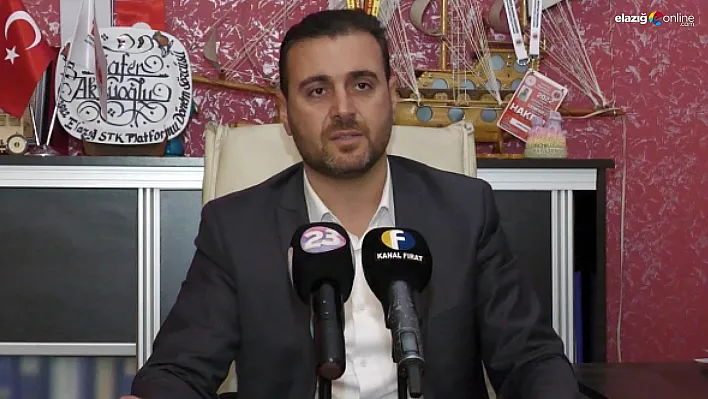 Dönem Sözcüsü Zafer Aksuoğlu: 'Elazığ'da bir acemi birliğinin kurulmasını istiyoruz'