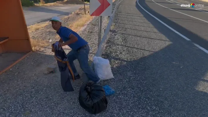 Keban'da dron şakası güldürdü