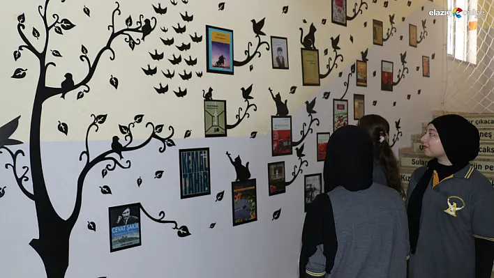'Edebiyat koridoru' öğrencilere ilham oldu