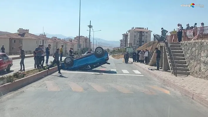 Takla atarak durabildi!